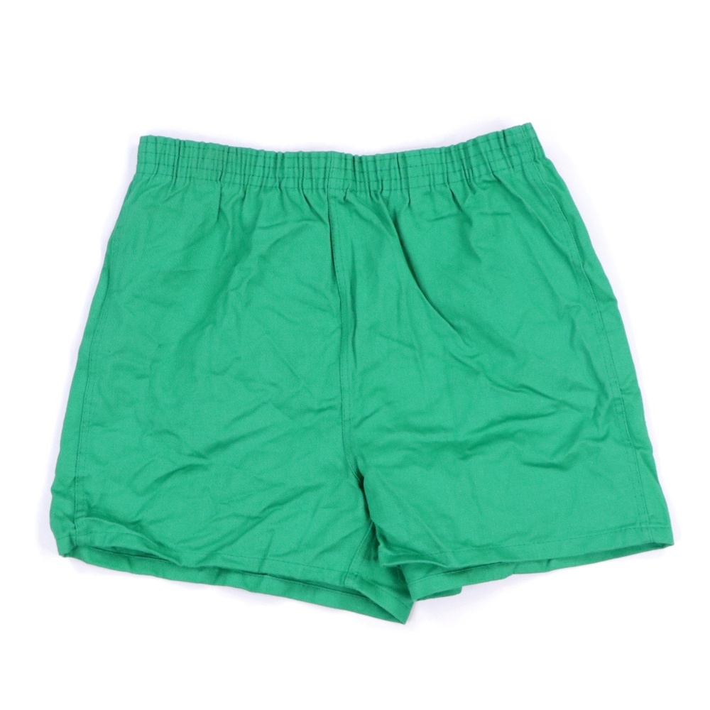 NOS 70s Sanforized Cotton Shots Green Adult Medium